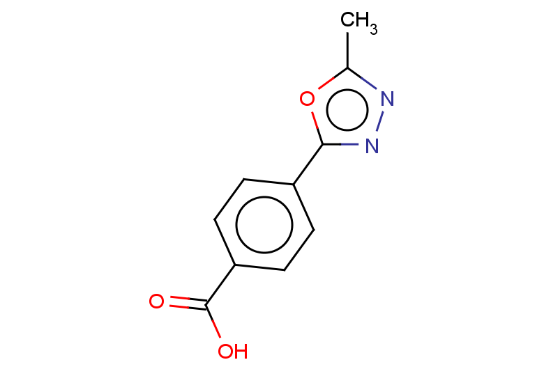 4-(5-methyl-1,3,4-oxadiazol-2-yl)benzoic acid