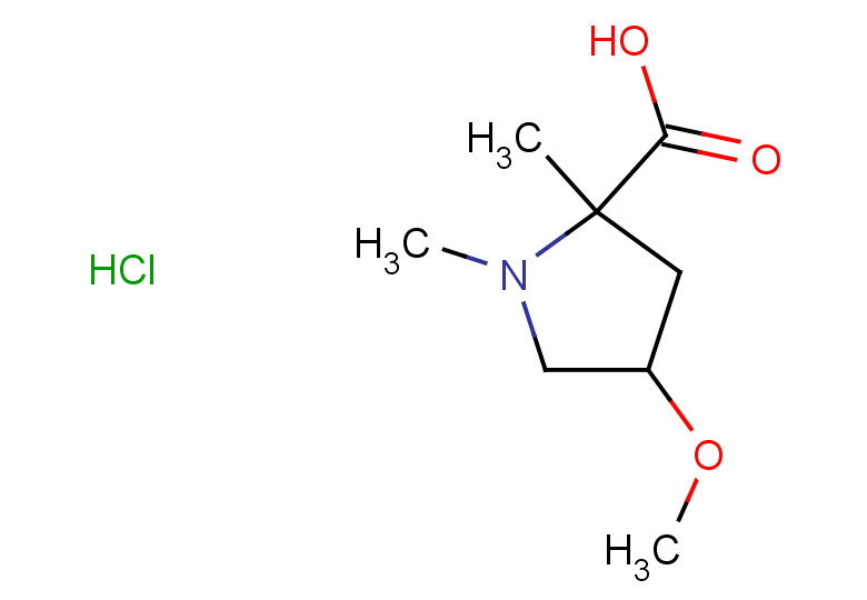 4-methoxy-1,2-dimethylpyrrolidine-2-carboxylic acid hydrochloride