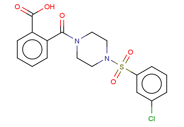 2-[4-(3-chlorobenzenesulfonyl)piperazine-1-carbonyl]benzoic acid