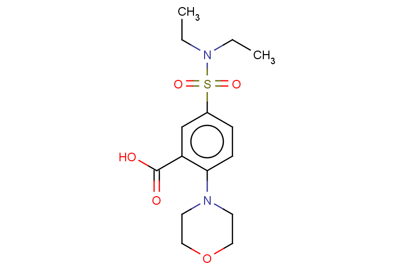 5-(diethylsulfamoyl)-2-(morpholin-4-yl)benzoic acid