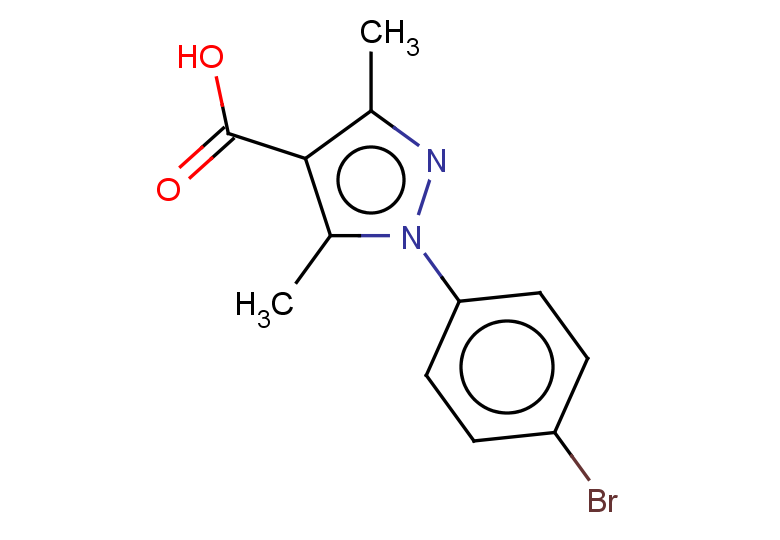 1-(4-bromophenyl)-3,5-dimethyl-1H-pyrazole-4-carboxylic acid