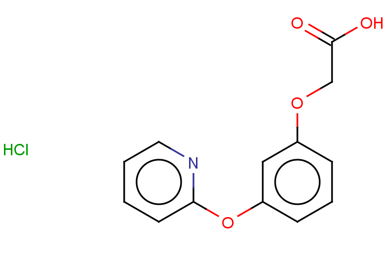 2-[3-(pyridin-2-yloxy)phenoxy]acetic acid hydrochloride