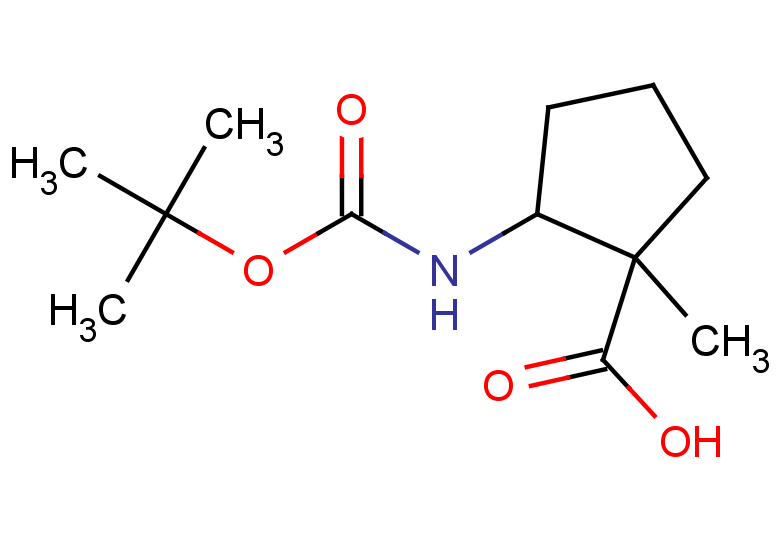 2-{[(tert-butoxy)carbonyl]amino}-1-methylcyclopentane-1-carboxylic acid
