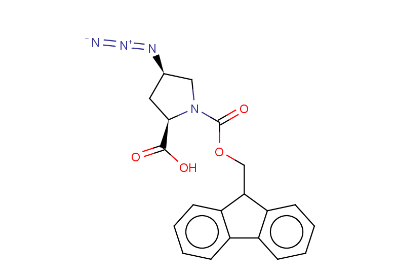 (2R,4R)-4-azido-1-{[(9H-fluoren-9-yl)methoxy]carbonyl}pyrrolidine-2-carboxylic acid