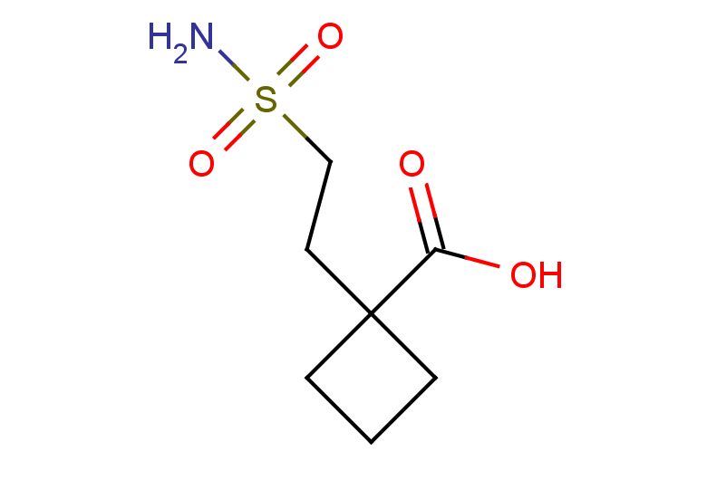 1-(2-sulfamoylethyl)cyclobutane-1-carboxylic acid