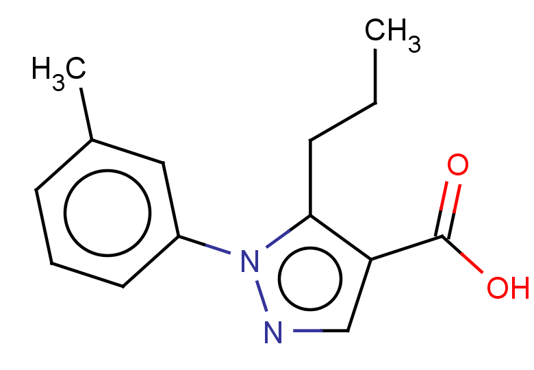 1-(3-methylphenyl)-5-propyl-1H-pyrazole-4-carboxylic acid
