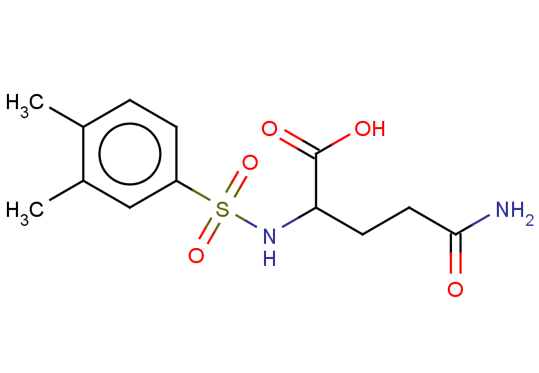 4-carbamoyl-2-(3,4-dimethylbenzenesulfonamido)butanoic acid