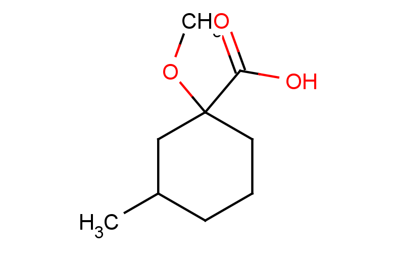 1-methoxy-3-methylcyclohexane-1-carboxylic acid, Mixture of diastereomers