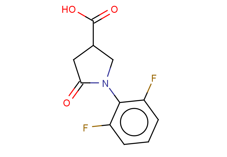 1-(2,6-difluorophenyl)-5-oxopyrrolidine-3-carboxylic acid