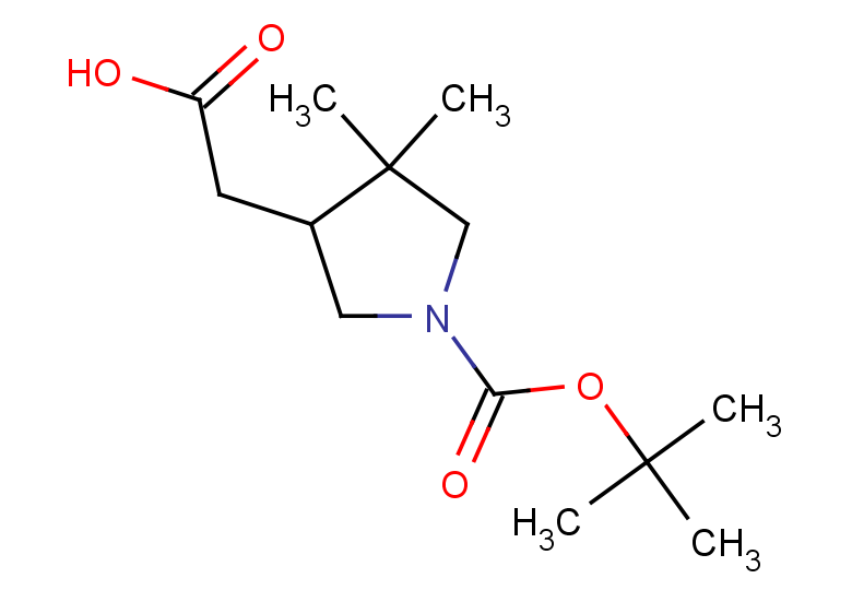 2-{1-[(tert-butoxy)carbonyl]-4,4-dimethylpyrrolidin-3-yl}acetic acid