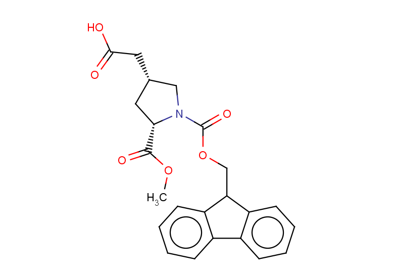 2-[(3R,5S)-1-{[(9H-fluoren-9-yl)methoxy]carbonyl}-5-(methoxycarbonyl)pyrrolidin-3-yl]acetic acid