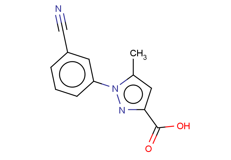 1-(3-cyanophenyl)-5-methyl-1H-pyrazole-3-carboxylic acid