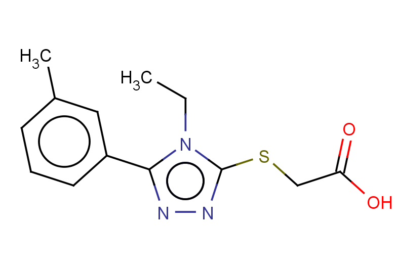 2-{[4-ethyl-5-(3-methylphenyl)-4H-1,2,4-triazol-3-yl]sulfanyl}acetic acid