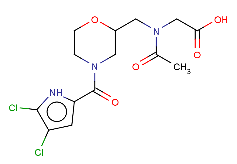 2-(N-{[4-(4,5-dichloro-1H-pyrrole-2-carbonyl)morpholin-2-yl]methyl}acetamido)acetic acid