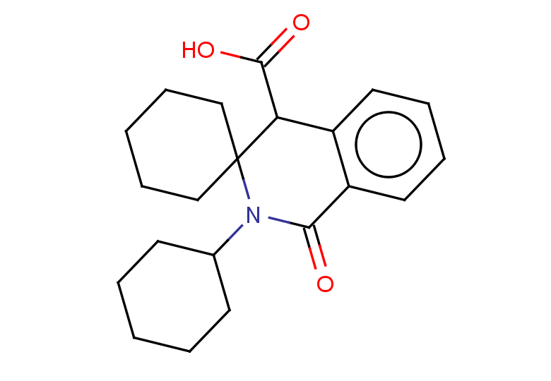 2'-cyclohexyl-1'-oxo-2',4'-dihydro-1'H-spiro[cyclohexane-1,3'-isoquinoline]-4'-carboxylic acid