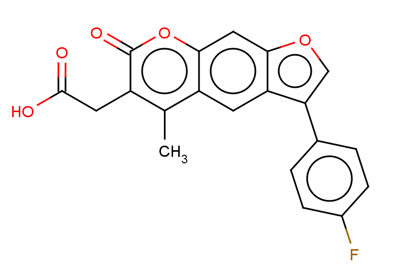 2-[3-(4-fluorophenyl)-5-methyl-7-oxo-7H-furo[3,2-g]chromen-6-yl]acetic acid
