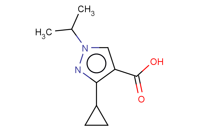 3-cyclopropyl-1-(propan-2-yl)-1H-pyrazole-4-carboxylic acid