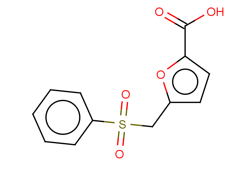 5-[(benzenesulfonyl)methyl]furan-2-carboxylic acid