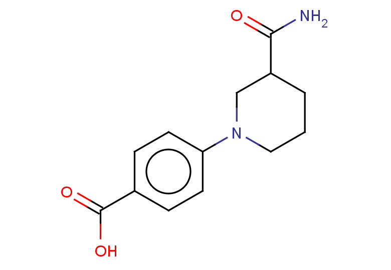 4-(3-carbamoylpiperidin-1-yl)benzoic acid