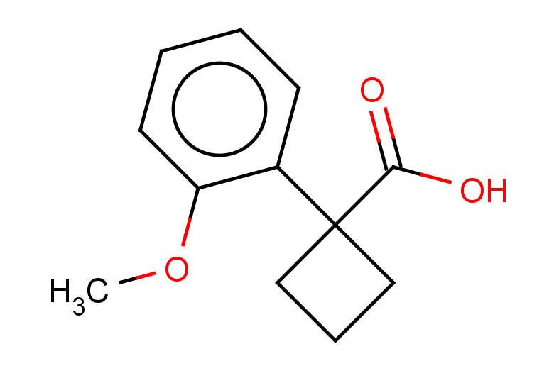 1-(2-methoxyphenyl)cyclobutane-1-carboxylic acid