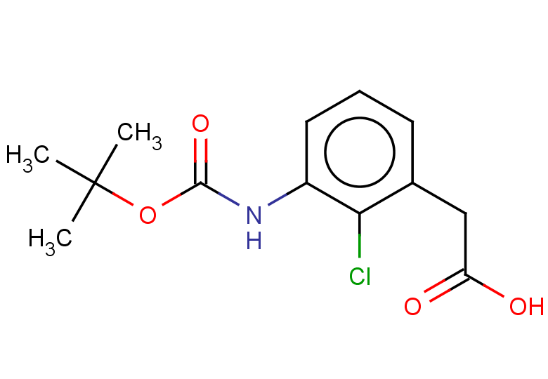 2-(3-{[(tert-butoxy)carbonyl]amino}-2-chlorophenyl)acetic acid
