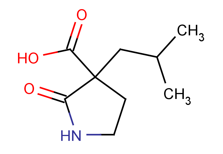 3-(2-methylpropyl)-2-oxopyrrolidine-3-carboxylic acid