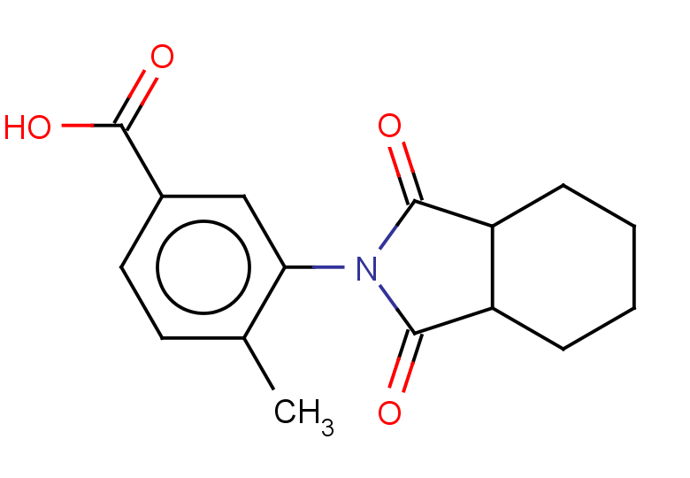 3-(1,3-dioxo-octahydro-1H-isoindol-2-yl)-4-methylbenzoic acid