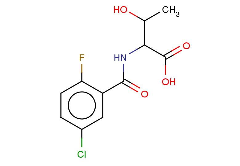 2-[(5-chloro-2-fluorophenyl)formamido]-3-hydroxybutanoic acid