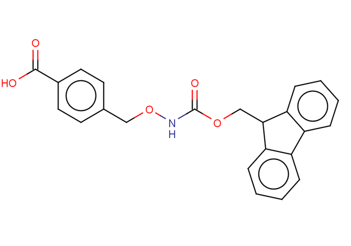 4-{[({[(9H-fluoren-9-yl)methoxy]carbonyl}amino)oxy]methyl}benzoic acid