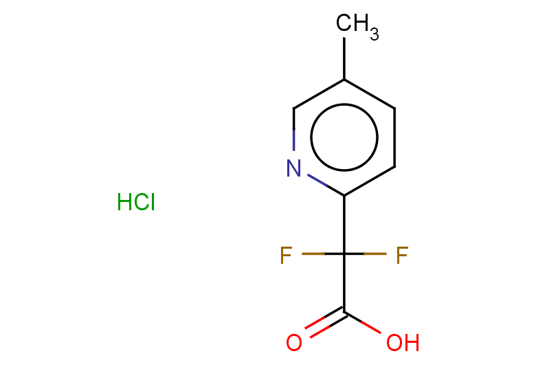 2,2-difluoro-2-(5-methylpyridin-2-yl)acetic acid hydrochloride