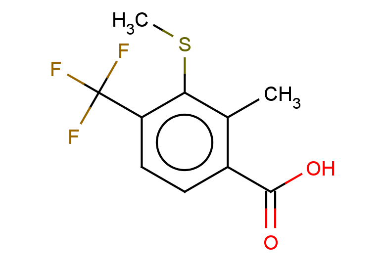 2-methyl-3-(methylsulfanyl)-4-(trifluoromethyl)benzoic acid