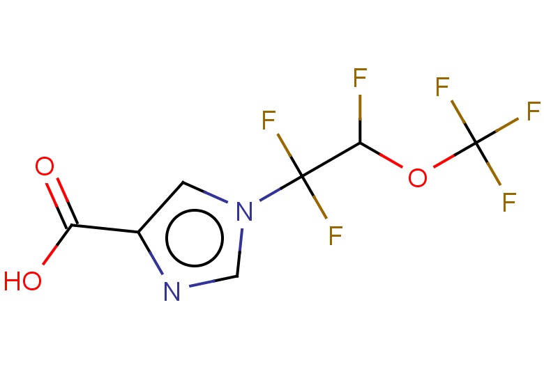 1-[1,1,2-trifluoro-2-(trifluoromethoxy)ethyl]-1H-imidazole-4-carboxylic acid