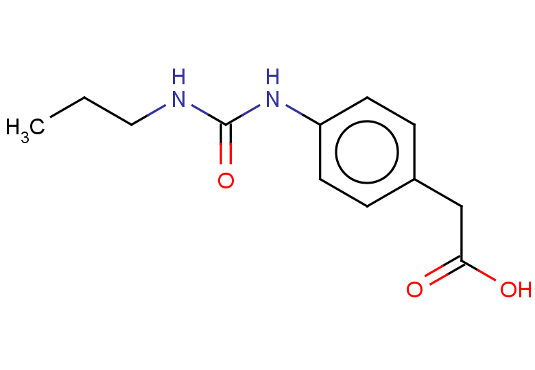 2-{4-[(propylcarbamoyl)amino]phenyl}acetic acid