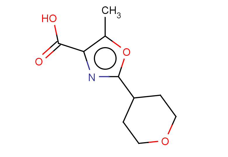 5-methyl-2-(oxan-4-yl)-1,3-oxazole-4-carboxylic acid