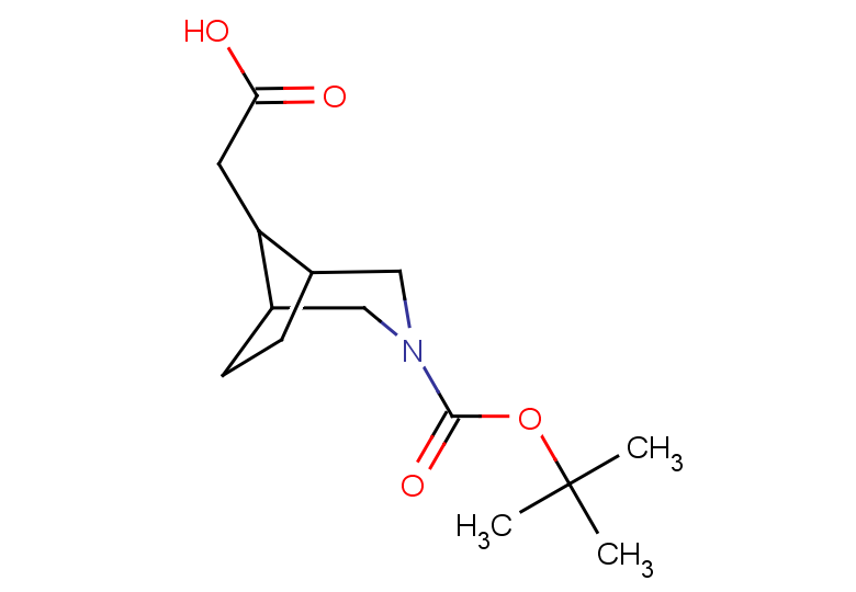 2-{3-[(tert-butoxy)carbonyl]-3-azabicyclo[3.2.1]octan-8-yl}acetic acid, Mixture of diastereomers