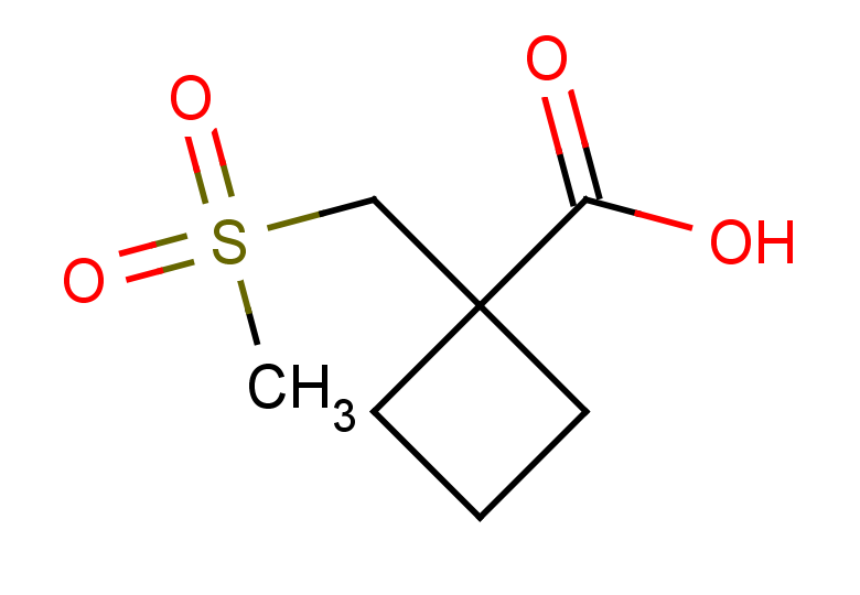 1-(methanesulfonylmethyl)cyclobutane-1-carboxylic acid