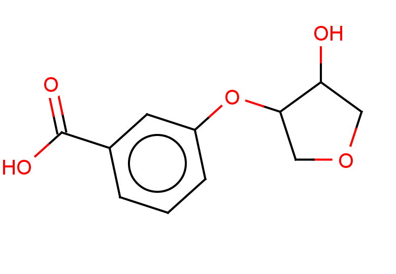 3-[(4-hydroxyoxolan-3-yl)oxy]benzoic acid