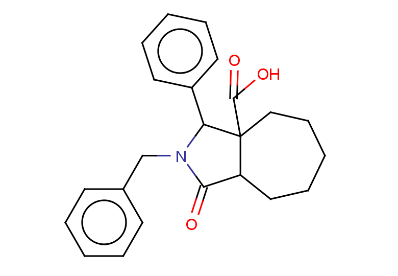 2-benzyl-1-oxo-3-phenyl-decahydrocyclohepta[c]pyrrole-3a-carboxylic acid