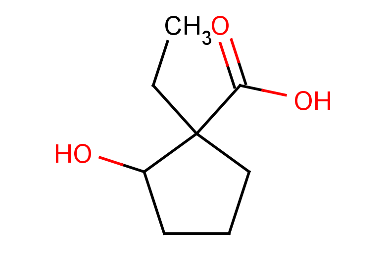 1-ethyl-2-hydroxycyclopentane-1-carboxylic acid, Mixture of diastereomers