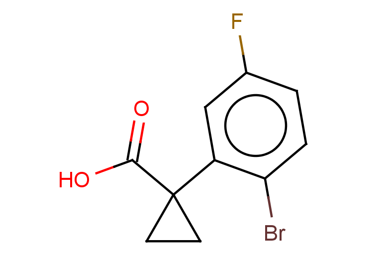 1-(2-bromo-5-fluorophenyl)cyclopropane-1-carboxylic acid