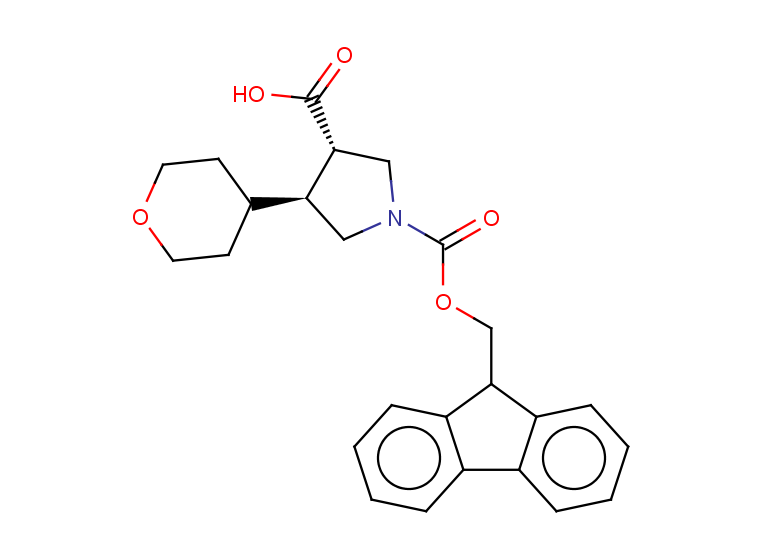 rac-(3R,4R)-1-{[(9H-fluoren-9-yl)methoxy]carbonyl}-4-(oxan-4-yl)pyrrolidine-3-carboxylic acid, trans