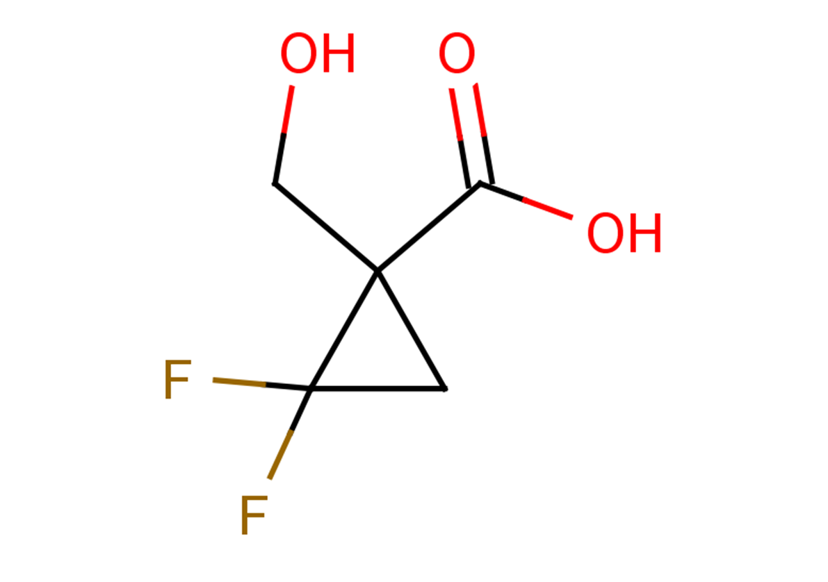 2,2-difluoro-1-(hydroxymethyl)cyclopropane-1-carboxylic acid