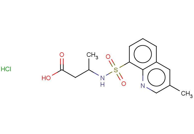 3-(3-methylquinoline-8-sulfonamido)butanoic acid hydrochloride