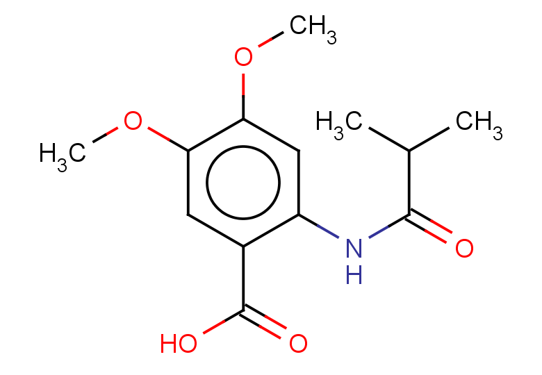 4,5-dimethoxy-2-(2-methylpropanamido)benzoic acid