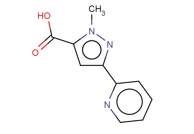 1-methyl-3-(pyridin-2-yl)-1H-pyrazole-5-carboxylic acid