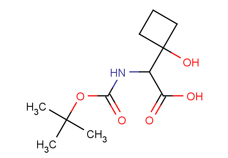 2-{[(tert-butoxy)carbonyl]amino}-2-(1-hydroxycyclobutyl)acetic acid
