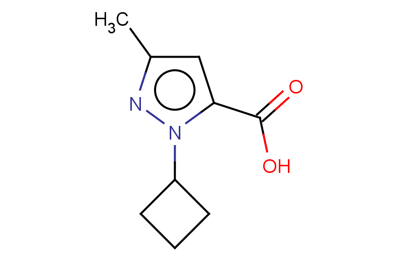 1-cyclobutyl-3-methyl-1H-pyrazole-5-carboxylic acid