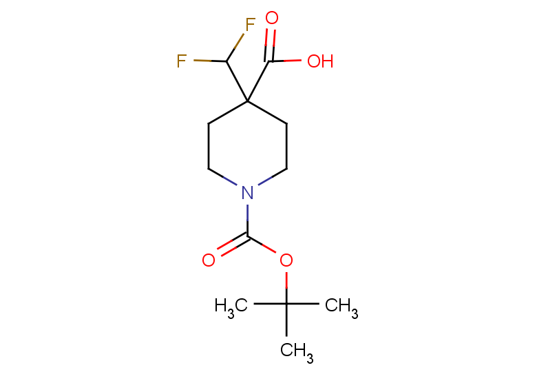1-[(tert-butoxy)carbonyl]-4-(difluoromethyl)piperidine-4-carboxylic acid