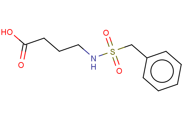 4-(phenylmethanesulfonamido)butanoic acid