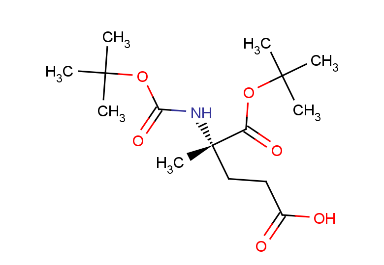 (4S)-5-(tert-butoxy)-4-{[(tert-butoxy)carbonyl]amino}-4-methyl-5-oxopentanoic acid